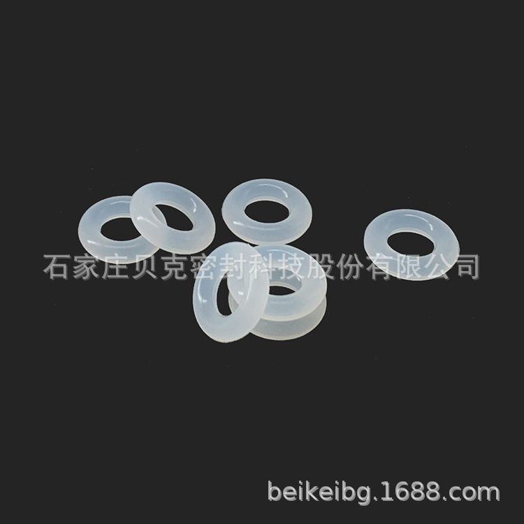 醫療級鉑金硫化硅膠白色半透明密封圈O型圈